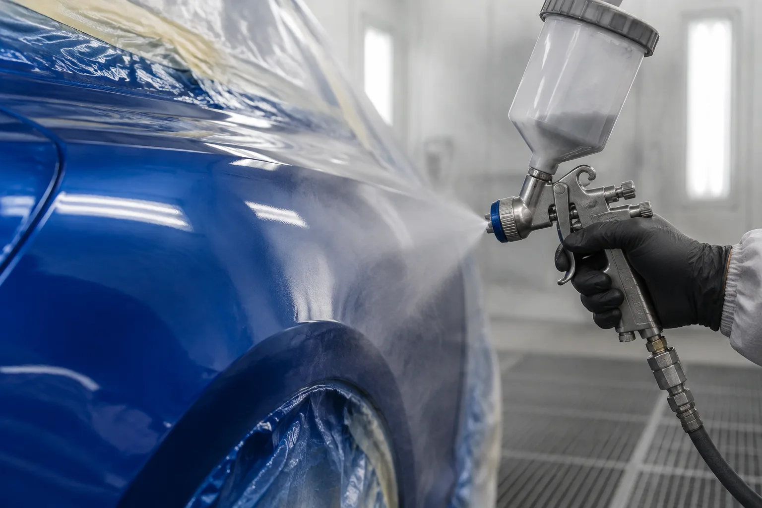 Paint Refinishing at One Stop Body Shop & Collision, Covina, CA
